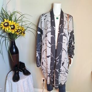 Liverpool Floral Gray Women's Sweater